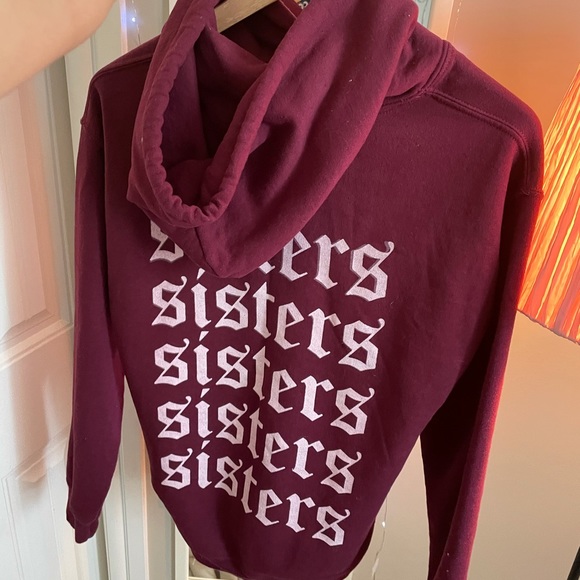 James Charles Burgundy Sisters hoodie - Picture 1 of 2